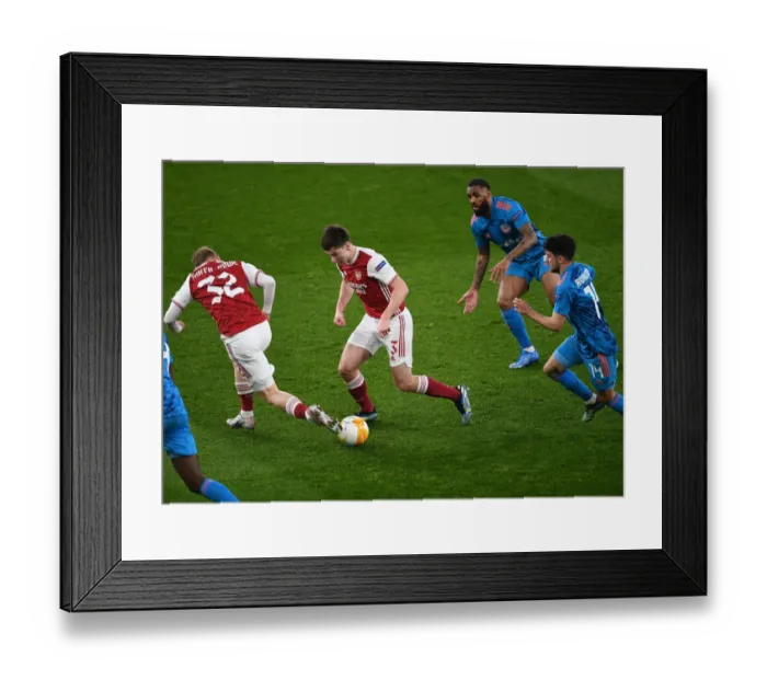 Framed Print : Arsenal's Kieran Tierney in UEFA Europa League Action Against Olympiacos (Behind Closed Doors) Framed Print : Arsenal's Kieran Tierney in UEFA Europa League Action Against Olympiacos (Behind Closed Doors)