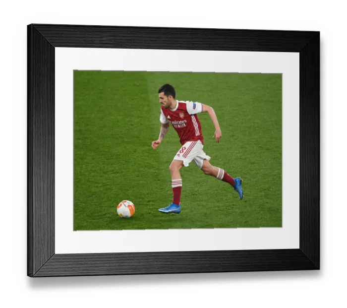 Framed Print : Arsenal's Dani Ceballos in Europa League Action: Arsenal vs. Olympiacos (2020-21) - Behind Closed Doors Framed Print : Arsenal's Dani Ceballos in Europa League Action: Arsenal vs. Olympiacos (2020-21) - Behind Closed Doors