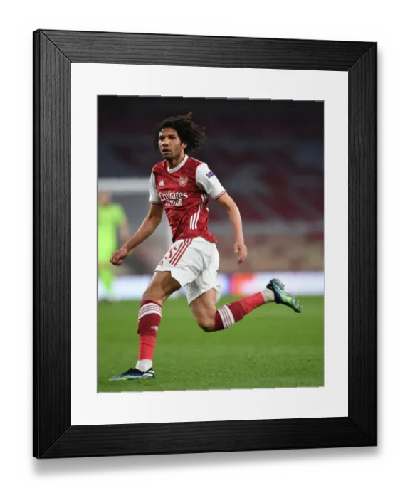 Framed Print : Arsenal's Mo Elneny in UEFA Europa League Action vs Olympiacos (Behind Closed Doors) Framed Print : Arsenal's Mo Elneny in UEFA Europa League Action vs Olympiacos (Behind Closed Doors)