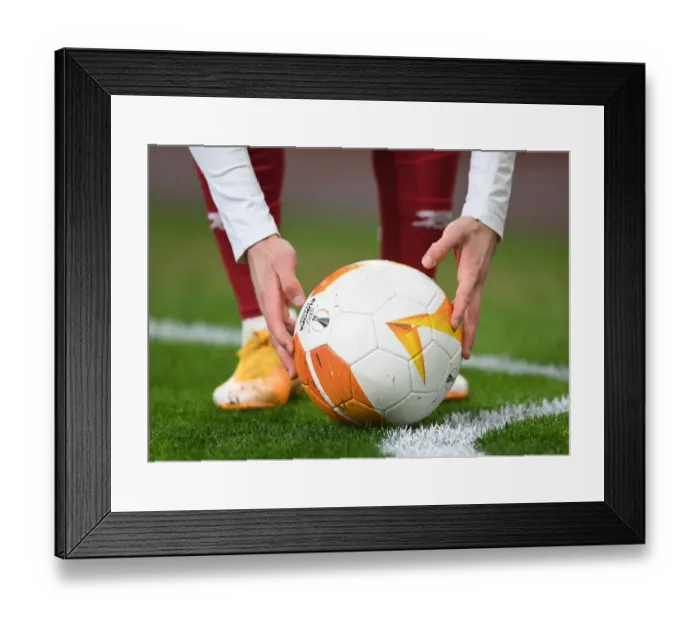 Framed Print : Arsenal's Martin Odegaard in UEFA Europa League Action vs Olympiacos (Behind Closed Doors)