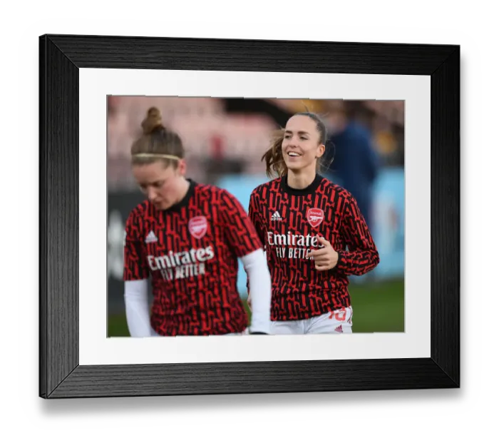Framed Print : Arsenal's Lia Walti Prepares for Manchester United Clash Amid Empty Meadow Park: FA WSL Match during Coronavirus Restrictions Framed Print : Arsenal's Lia Walti Prepares for Manchester United Clash Amid Empty Meadow Park: FA WSL Match during Coronavirus Restrictions