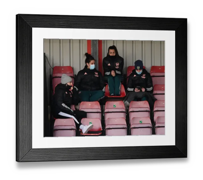 Framed Print : Arsenal Women vs Manchester United Women: Empty Meadow Park in FA WSL Amidst Coronavirus Restrictions Framed Print : Arsenal Women vs Manchester United Women: Empty Meadow Park in FA WSL Amidst Coronavirus Restrictions
