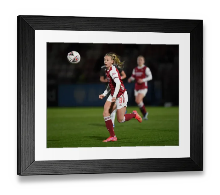 Framed Print : Arsenal Women vs Manchester United Women: FA WSL Match in Empty Stands (March 2021) Framed Print : Arsenal Women vs Manchester United Women: FA WSL Match in Empty Stands (March 2021)