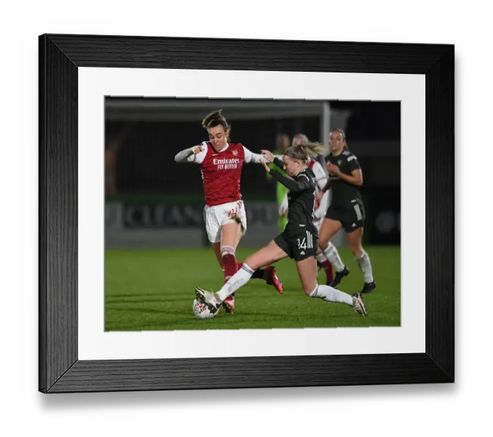 Framed Print : Arsenal Women vs Manchester United Women: FA WSL Clash at Empty Meadow Park (2020-21) Framed Print : Arsenal Women vs Manchester United Women: FA WSL Clash at Empty Meadow Park (2020-21)