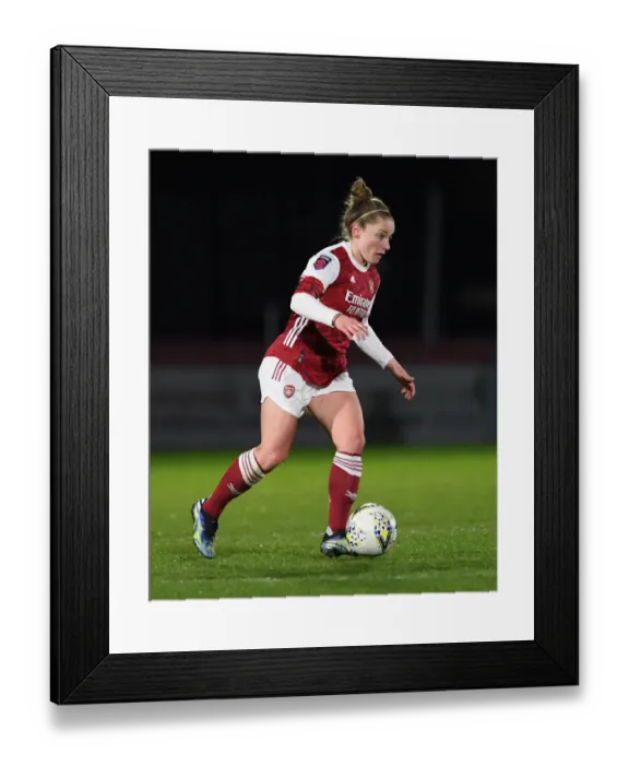 Framed Print : FA WSL Clash: Arsenal Women vs Manchester United Women in Empty Stands (March 2021) Framed Print : FA WSL Clash: Arsenal Women vs Manchester United Women in Empty Stands (March 2021)