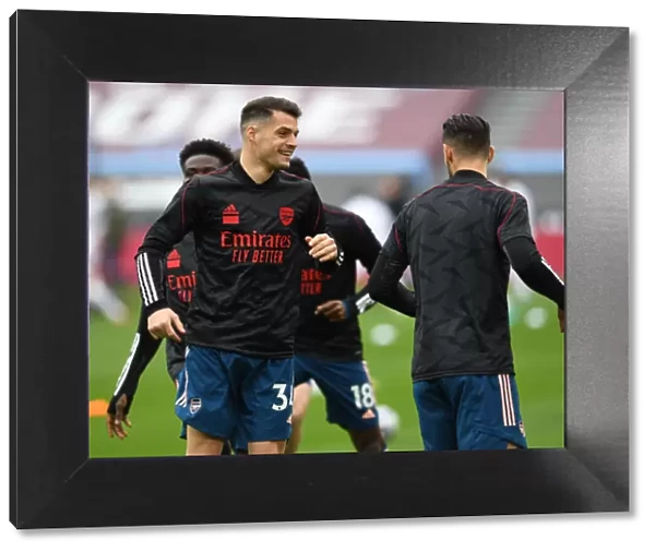 Granit Xhaka Gears Up: Arsenal vs. West Ham United, Premier League 2020-21