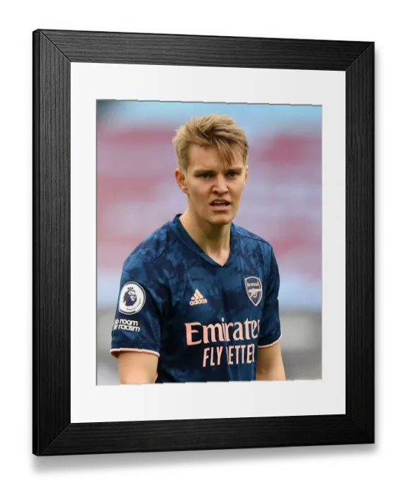 Framed Print : Martin Odegaard in Action: Arsenal vs. West Ham United, Premier League 2020-21 Framed Print : Martin Odegaard in Action: Arsenal vs. West Ham United, Premier League 2020-21