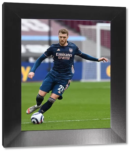 Calum Chambers in Action: Arsenal vs West Ham United, Premier League 2021