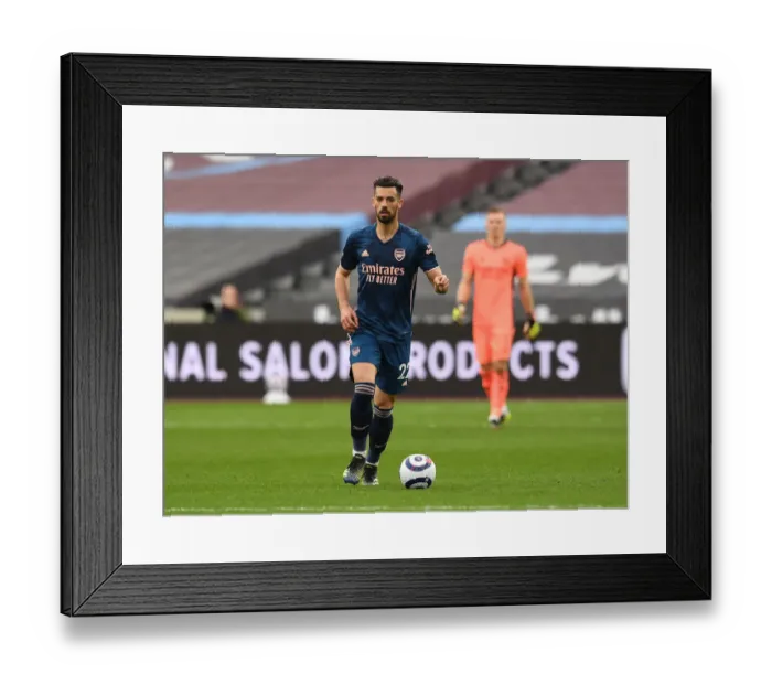 Framed Print : Pablo Mari in Action: Arsenal vs West Ham United, Premier League 2020-21