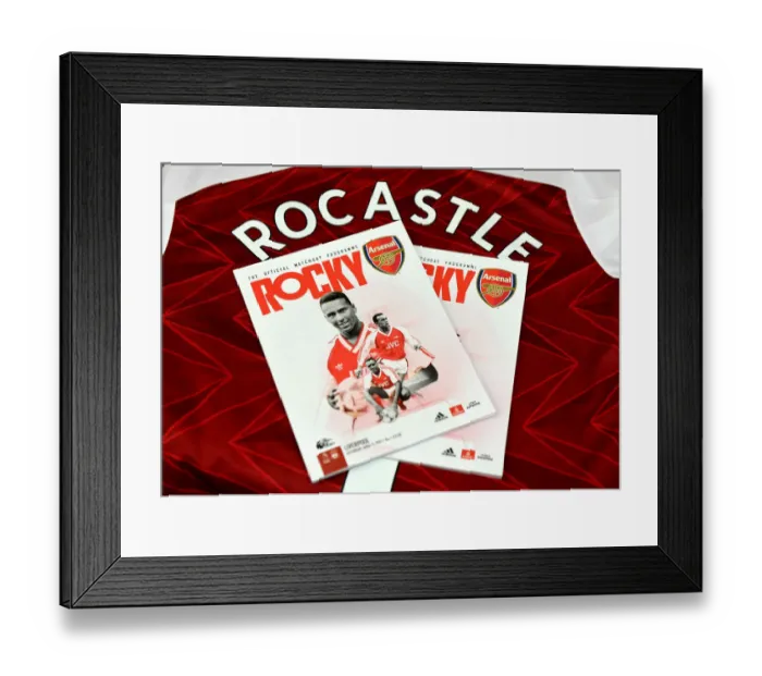 Framed Print : Arsenal Pays Tribute to Late Legend Rocastle Ahead of Empty-Stand Clash with Liverpool
