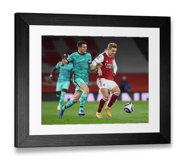 Framed Print : Arsenal vs Liverpool: Empty Emirates Showdown Amidst the Pandemic Framed Print : Arsenal vs Liverpool: Empty Emirates Showdown Amidst the Pandemic