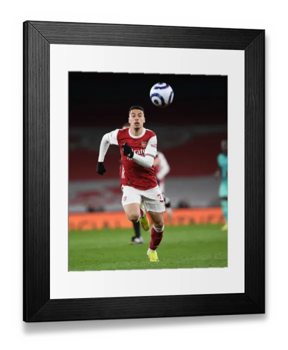Framed Print : Arsenal vs Liverpool: Empty Emirates Stadium Showdown (2020-21)