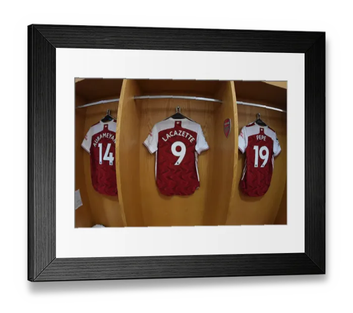 Framed Print : Arsenal's Empty Changing Room: Aubameyang, Lacazette, Pepe Gear Up for Liverpool Showdown (Arsenal vs. Liverpool 2021) Framed Print : Arsenal's Empty Changing Room: Aubameyang, Lacazette, Pepe Gear Up for Liverpool Showdown (Arsenal vs. Liverpool 2021)