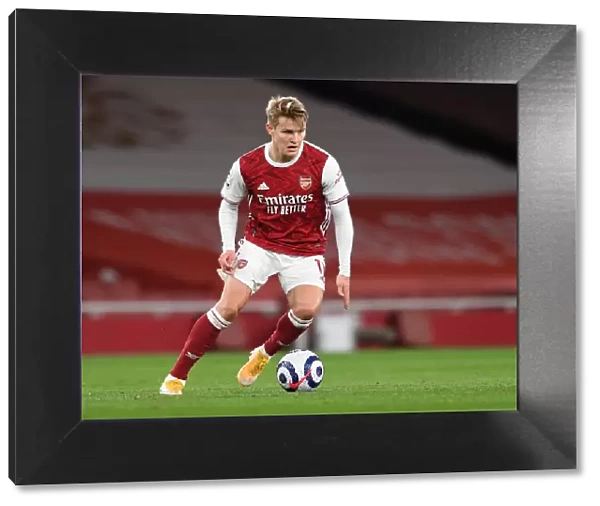 Arsenal vs Liverpool: Martin Odegaard in Action at the Emirates Stadium, Premier League 2020-21