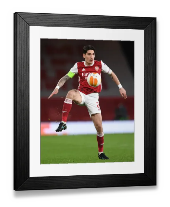 Framed Print : Arsenal's Hector Bellerin at Empty Emirates Stadium: Arsenal vs Slavia Prague in UEFA Europa League Amidst Coronavirus Pandemic Framed Print : Arsenal's Hector Bellerin at Empty Emirates Stadium: Arsenal vs Slavia Prague in UEFA Europa League Amidst Coronavirus Pandemic
