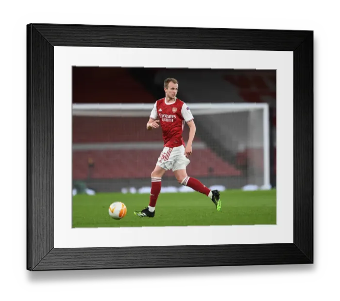 Framed Print : Arsenal vs Slavia Praha: Europa League Quarterfinal at Emirates Stadium (2020-21) - Behind Closed Doors Framed Print : Arsenal vs Slavia Praha: Europa League Quarterfinal at Emirates Stadium (2020-21) - Behind Closed Doors
