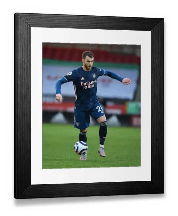 Framed Print : Arsenal's Calum Chambers at Empty Bramall Lane: Sheffield United vs Arsenal, Premier League 2021 Framed Print : Arsenal's Calum Chambers at Empty Bramall Lane: Sheffield United vs Arsenal, Premier League 2021