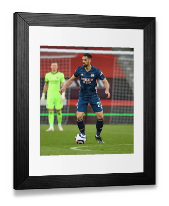 Framed Print : Arsenal's Pablo Mari at Empty Bramall Lane: Sheffield United vs Arsenal, Premier League 2021 Framed Print : Arsenal's Pablo Mari at Empty Bramall Lane: Sheffield United vs Arsenal, Premier League 2021