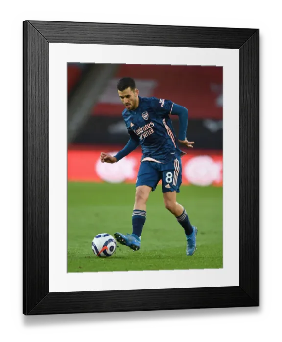 Framed Print : Dani Ceballos in Action: Arsenal vs. Sheffield United, Premier League 2020-21