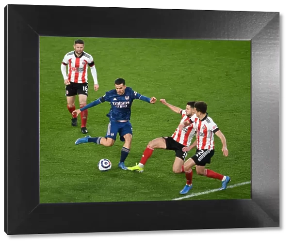 Dani Ceballos Clashes with George Baldock and Ethan Ampadu: Sheffield United vs. Arsenal, Premier League 2020-21