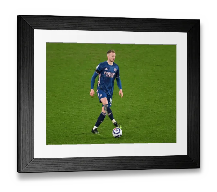 Framed Print : Arsenal's Rob Holding in Action at Sheffield United: Premier League Clash 2020-21