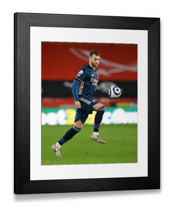 Framed Print : Arsenal's Calum Chambers in Action at Sheffield United, Premier League 2020-21 Framed Print : Arsenal's Calum Chambers in Action at Sheffield United, Premier League 2020-21