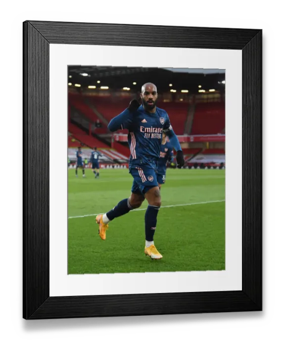 Framed Print : Alexandre Lacazette's Game-Winning Goal: Arsenal Secures Victory at Sheffield United (April 2021) Framed Print : Alexandre Lacazette's Game-Winning Goal: Arsenal Secures Victory at Sheffield United (April 2021)