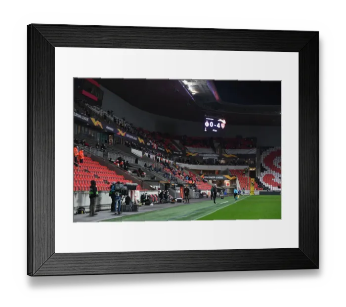 Framed Print : Arsenal Advance to Europa League Semis: Slavia Prague vs Arsenal - Empty Eden Arena, Prague (April 15, 2021) Framed Print : Arsenal Advance to Europa League Semis: Slavia Prague vs Arsenal - Empty Eden Arena, Prague (April 15, 2021)