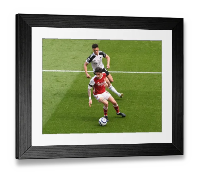 Framed Print : Arsenal vs. Fulham: Bellerin Clashes with Robinson in Empty Emirates Stadium - Premier League 2020-21 Framed Print : Arsenal vs. Fulham: Bellerin Clashes with Robinson in Empty Emirates Stadium - Premier League 2020-21