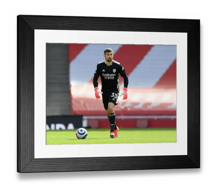 Framed Print : Arsenal vs Fulham at Empty Emirates: Premier League Clash Amidst the Pandemic (April 2021)