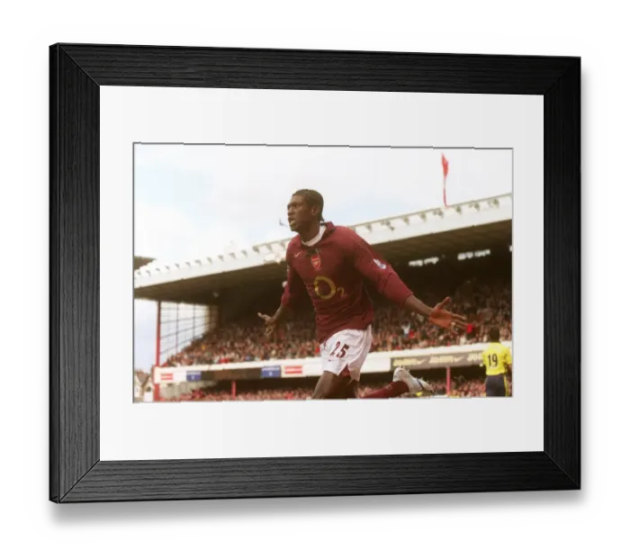 Framed Print : Adebayor's Thriller: Arsenal's 5-0 Rout of Aston Villa (January 4, 2006) Framed Print : Adebayor's Thriller: Arsenal's 5-0 Rout of Aston Villa (January 4, 2006)
