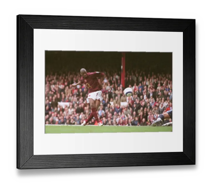 Framed Print : Abou Diaby scores Arsenals 5th goal. Arsenal 5: 0 Aston Villa. FA Premiership Framed Print : Abou Diaby scores Arsenals 5th goal. Arsenal 5: 0 Aston Villa. FA Premiership