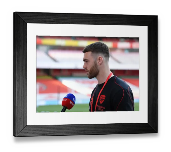 Framed Print : Arsenal's Calum Chambers Gears Up for Arsenal v Everton Premier League Clash Framed Print : Arsenal's Calum Chambers Gears Up for Arsenal v Everton Premier League Clash