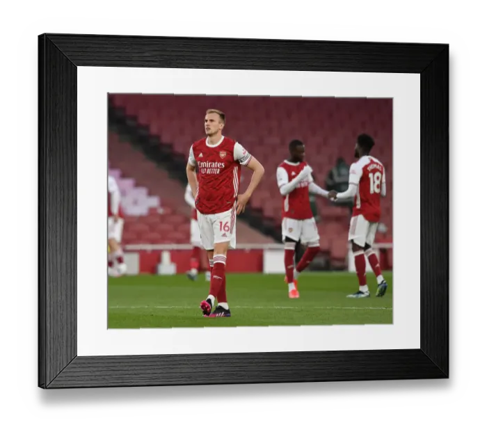 Framed Print : Arsenal's Rob Holding Readies for Battle: Arsenal vs. Everton Premier League Clash Framed Print : Arsenal's Rob Holding Readies for Battle: Arsenal vs. Everton Premier League Clash