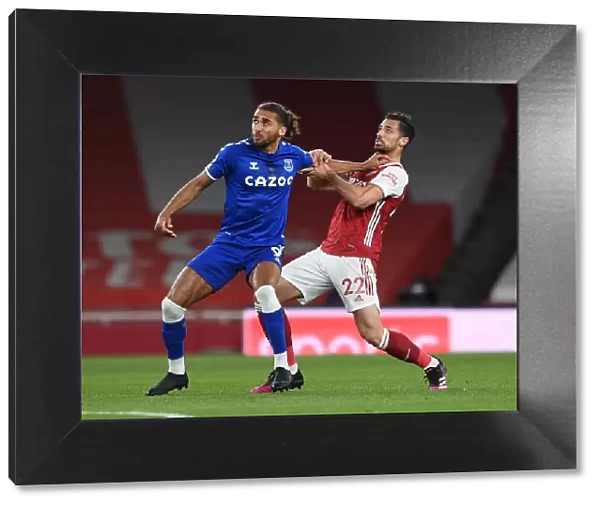 Arsenal vs. Everton: Pablo Mari vs. Dominic Calvert-Lewin in Intense Battle at Emirates Stadium