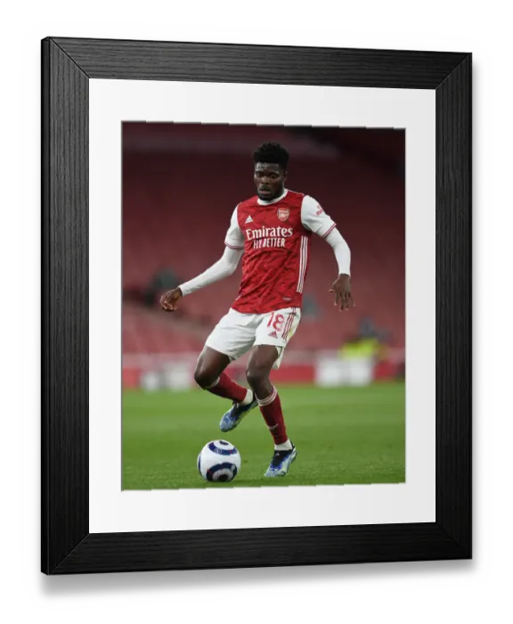 Framed Print : Thomas Partey in Action: Arsenal vs. Everton, Premier League 2020-21