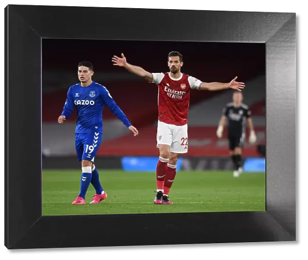 Arsenal's Pablo Mari in Action: Arsenal vs. Everton, Premier League 2020-21