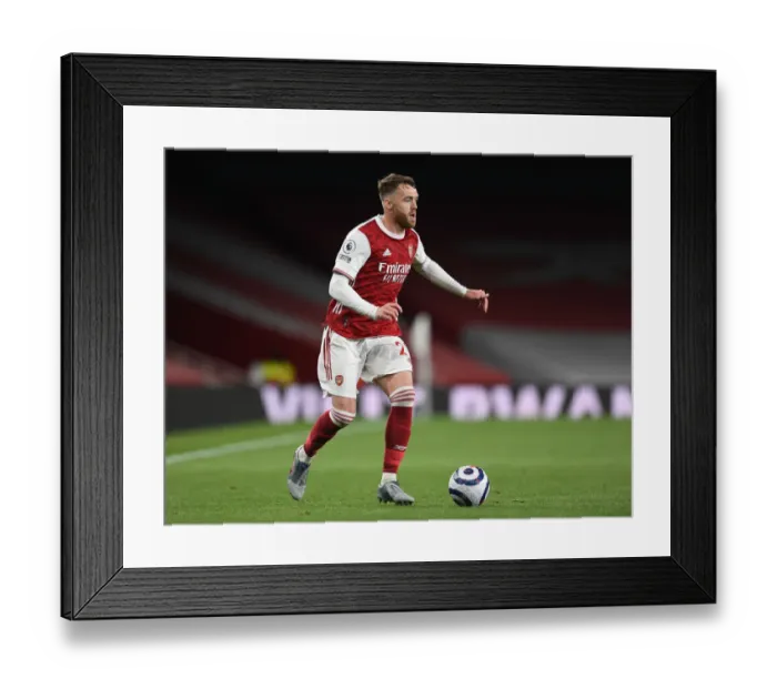 Framed Print : Calum Chambers in Action: Arsenal vs. Everton, Premier League 2020-21 Framed Print : Calum Chambers in Action: Arsenal vs. Everton, Premier League 2020-21