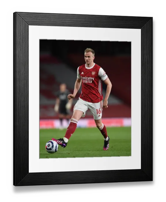 Framed Print : Rob Holding in Action: Arsenal vs. Everton, Premier League 2020-21