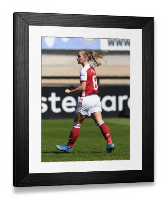 Framed Print : Arsenal Women's Historic Empty-Stadium Victory: Jordan Nobbs Scores First Goal vs. Brighton Framed Print : Arsenal Women's Historic Empty-Stadium Victory: Jordan Nobbs Scores First Goal vs. Brighton
