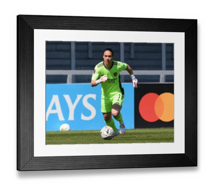 Framed Print : Arsenal Women vs Brighton & Hove Albion: Empty FA WSL Match at Meadow Park (2021)