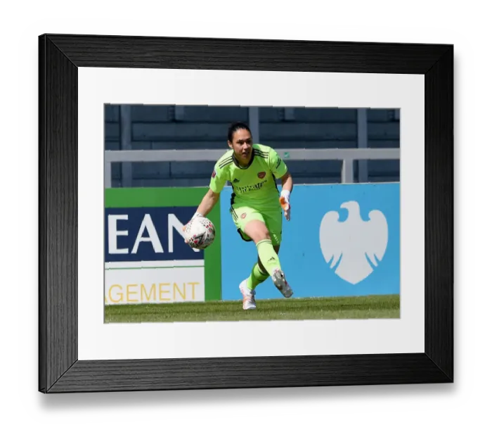 Framed Print : Arsenal Women vs Brighton & Hove Albion: Empty FA WSL Match at Meadow Park (2021)