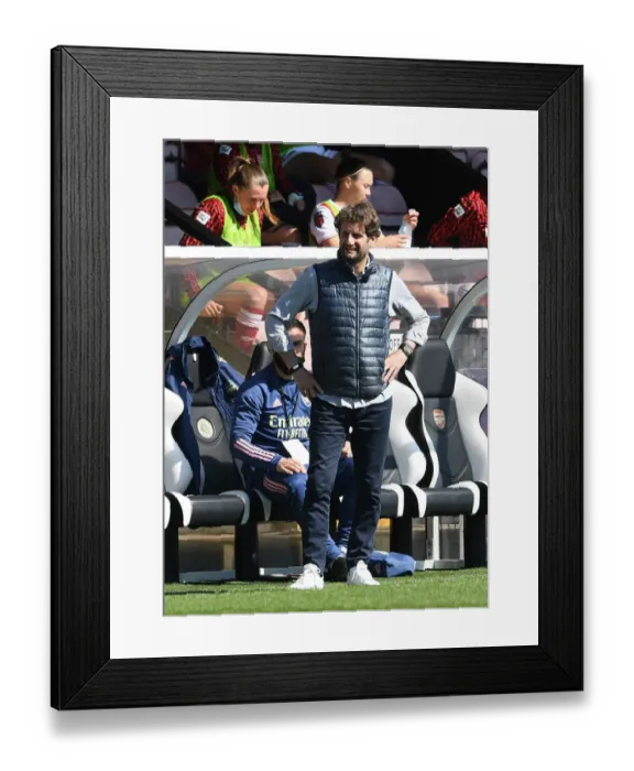 Framed Print : Montemurro Guides Arsenal Women to Victory Over Brighton in Empty Meadow Park Framed Print : Montemurro Guides Arsenal Women to Victory Over Brighton in Empty Meadow Park