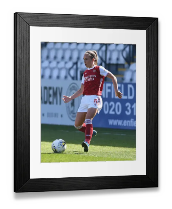 Framed Print : Arsenal's Nobbs Shines: Women's FA WSL: Arsenal Top Brighton in Empty Meadow Park (2021) Framed Print : Arsenal's Nobbs Shines: Women's FA WSL: Arsenal Top Brighton in Empty Meadow Park (2021)