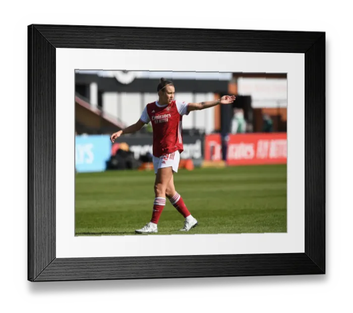Framed Print : Arsenal Women vs Brighton & Hove Albion: FA WSL Match in Empty Meadow Park (April 2021) Framed Print : Arsenal Women vs Brighton & Hove Albion: FA WSL Match in Empty Meadow Park (April 2021)