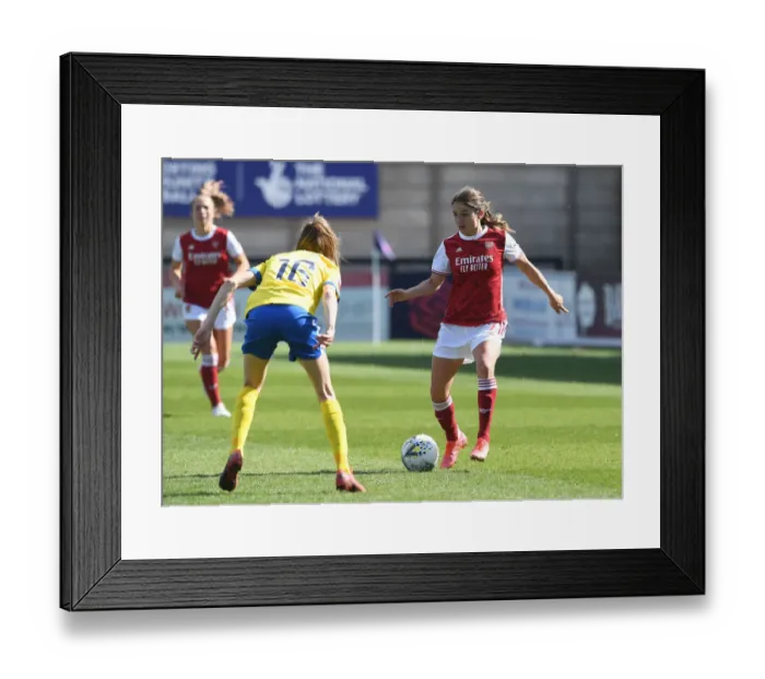 Framed Print : Arsenal Women vs Brighton & Hove Albion: FA WSL Match at Empty Meadow Park (April 2021) Framed Print : Arsenal Women vs Brighton & Hove Albion: FA WSL Match at Empty Meadow Park (April 2021)