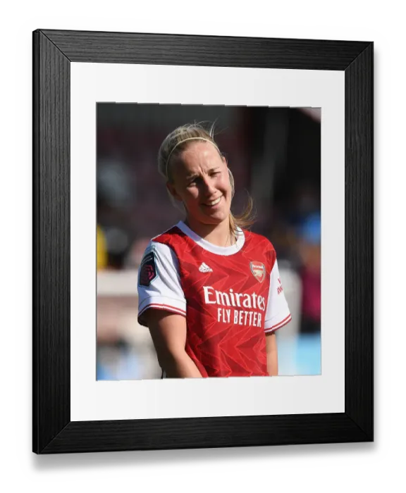 Framed Print : Arsenal's Beth Mead Scores in Empty Meadow Park: Arsenal Women's FA WSL Victory Over Brighton (2021) Framed Print : Arsenal's Beth Mead Scores in Empty Meadow Park: Arsenal Women's FA WSL Victory Over Brighton (2021)