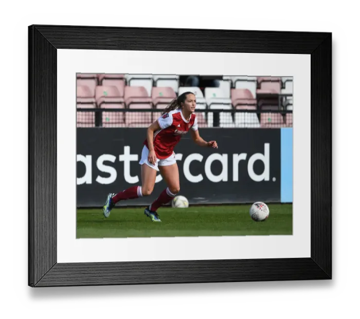 Framed Print : Arsenal Women vs Brighton & Hove Albion: Empty FA WSL Match (April 2021)