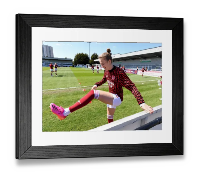 Framed Print : Arsenal's Viviane Miedema: Pre-Match Focus at Empty Meadow Park (FA WSL 2021): Arsenal Women vs Brighton & Hove Albion Framed Print : Arsenal's Viviane Miedema: Pre-Match Focus at Empty Meadow Park (FA WSL 2021): Arsenal Women vs Brighton & Hove Albion