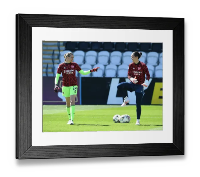 Framed Print : Arsenal Women vs Brighton & Hove Albion: Empty FA WSL Stadium (2020-21) Framed Print : Arsenal Women vs Brighton & Hove Albion: Empty FA WSL Stadium (2020-21)